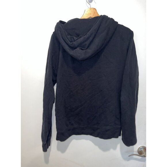 AllSaints Ave Zip Black Cotton Hoodie Sweatshirt Men  size small - Picture 5 of 8